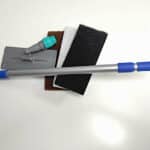 SteinDino Set Stielpadhalter Teleskopstiel 3Pads - für rückenschonende Steinreinigung