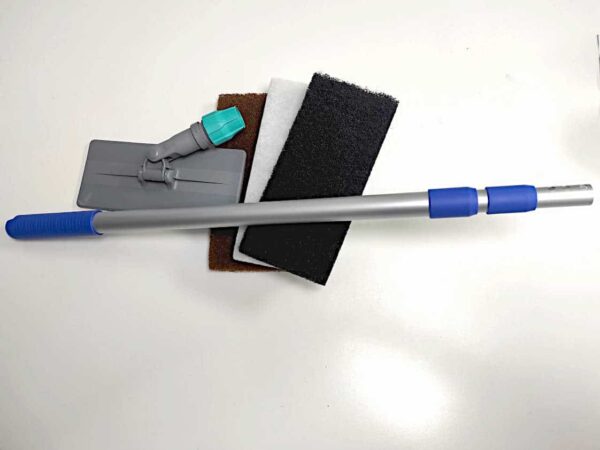 SteinDino Set Stielpadhalter Teleskopstiel 3Pads