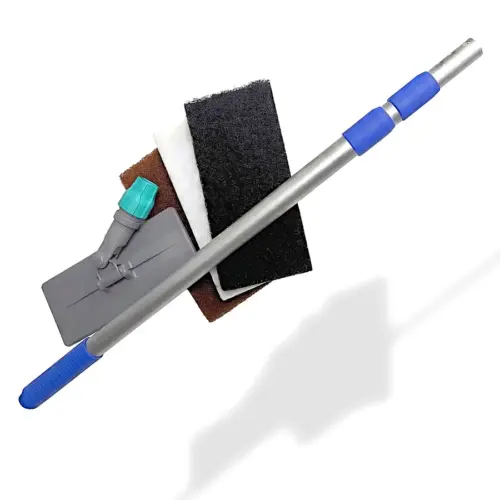 SteinDino Set Stielpadhalter Teleskopstiel 3Pads