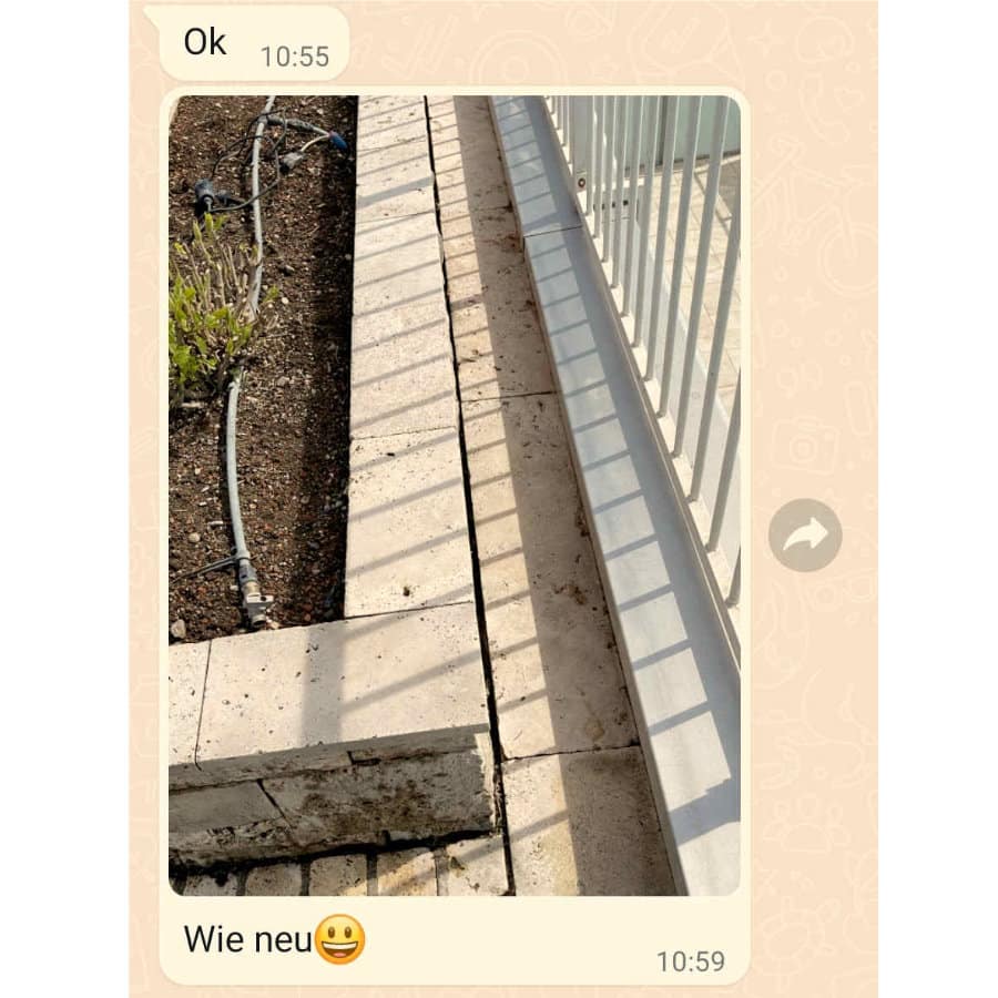 Travertin Mauer wie neu