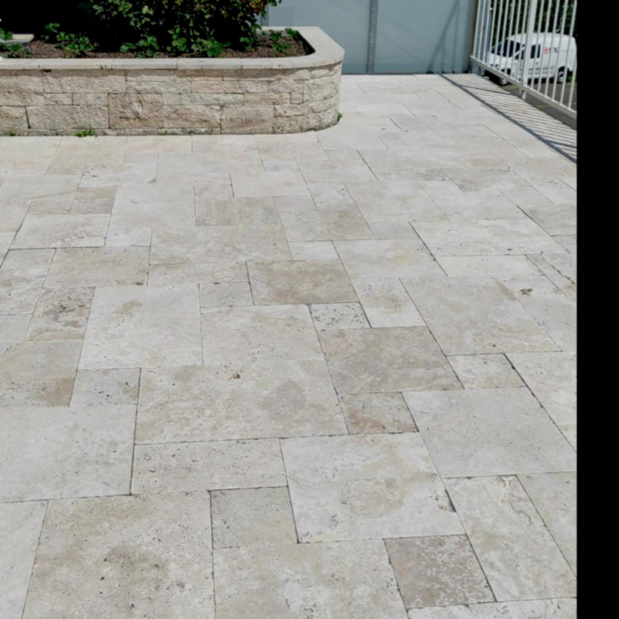 Travertin Terrasse selbst reinigen Sascha (DIT)