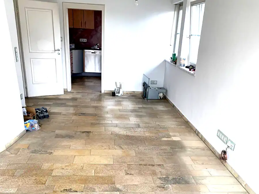 Solnhofener bruchrau Grundreinigung