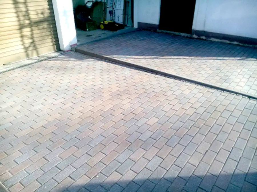 Betonpflaster Grundreinigung - nachher